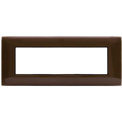 Serie 44 - placca Tecnopolimero 44 in tecnopolimero 7 posti grigio Tekla