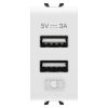 Gewiss GW10447 Chorus - A+A USB charger 