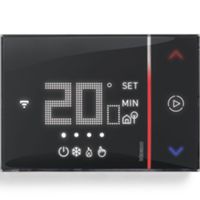 Smarther2 black Wi-Fi built-in chronothermostat