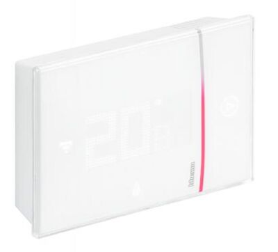 Smarther2 white Wi-Fi wall chronothermostat