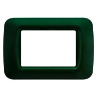 TOP SYSTEM RACING GREEN 3-GANG PLATE