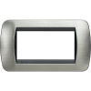 Living International - Speciali 4-place brushed steel plate