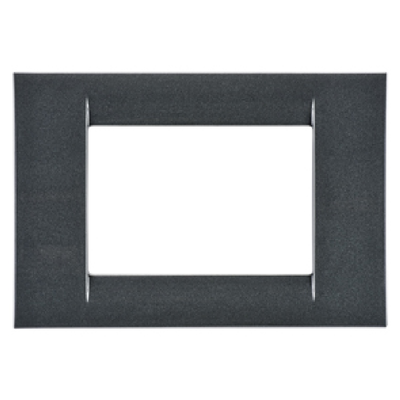 Gewiss GW22293 System - 3-module plate in metallic slate