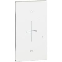 BTicino KW32M2 Living Now Blanco - Cobertor de mando para persianas enrollables 2 módulos