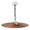 Classic smooth flat antique copper suspension chandelier of 40