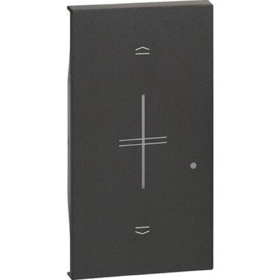 BTicino KG32M2 Living Now Nero - cover comando tapparelle 2 moduli