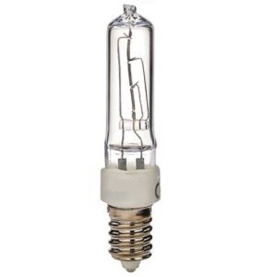 Transparent tubular halogen lamp E14 070W 230V JD