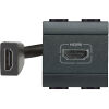 LivingLight Anthracite - HDMI 1.3 video socket