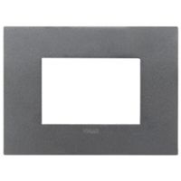 Vimar 19953.02 Arke Fit - Placa 3 módulos en pizarra mate