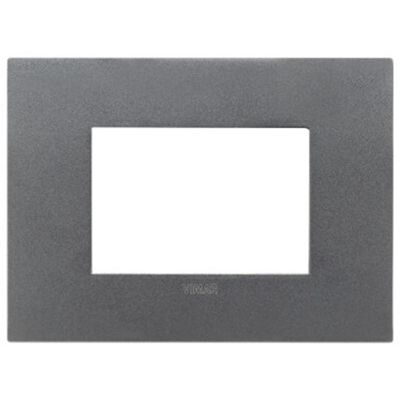 Vimar 19953.02 Arke Fit - Plaque 3 modules en ardoise mate