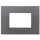 Vimar 19953.02 Arke Fit - 3-module plate in matt slate