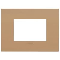 Vimar 19953.33 Arke Fit - placca 3 moduli terra di Siena