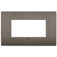 Vimar 19954.14 Arke Fit - Placa metálica de 4 módulos