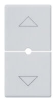 Plana Silver - Tapa para llave para el control de persianas enrollables conectado