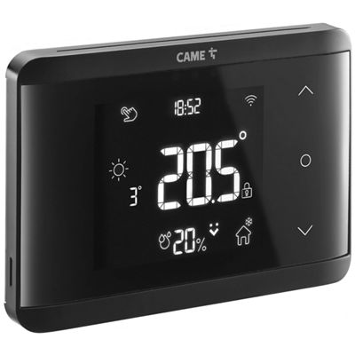 Came 845AA-0110 - TH/700 black Wi-Fi built-in chronothermostat