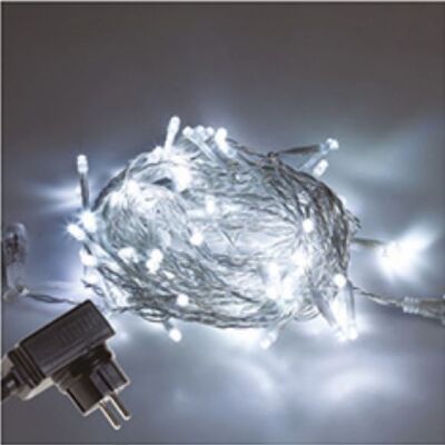 Mini luces LED - Navidad milleluci 80 LED blanco frío con flash 13,5m IP44