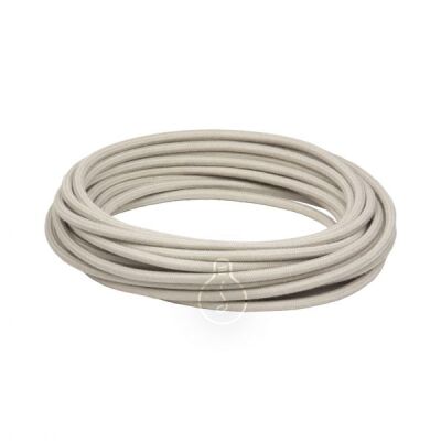 H05 3G0.75 cable covered in dove gray cotton