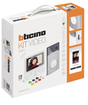BTicino 364614 - kit video monofamiliare Classe 100X16E - Linea 3000