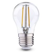 Lampe LED sphère transparente E27 02W 2700K Tecno Vintage