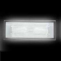 FRAME E14 X2 wall light in satin glass