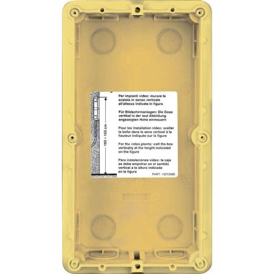 BTicino 350020 Línea 3000 - caja de empotrar de plástico