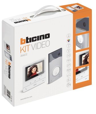 BTicino 364612 - kit de vídeo unifamiliar Clase 100V16E - línea 3000