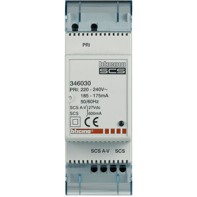 BTicino 346030 - 2 WIRE mini video power supply