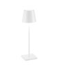 Zafferano LD0340B3 - lampe de table Poldina Pro blanche