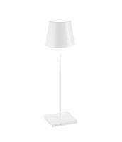 Zafferano LD0340B3 - lampada da tavolo Poldina Pro bianco