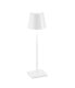 Zafferano LD0340B3 - lámpara de mesa Poldina Pro blanca