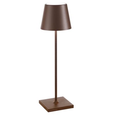 Zafferano LD0340R3 - Poldina Pro corten table lamp