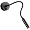 Minispy 6114 black LED wall light