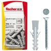 Ancrage en nylon de 6 avec vis S 6 VK - 15pcs