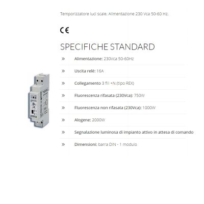 LUX SCALE 02 stair light timer