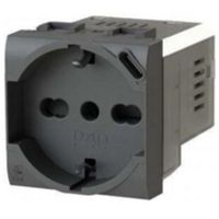 4BOX 4B.L.P40.USB LivingLight Anthracite - Prise USB 3.0 P40