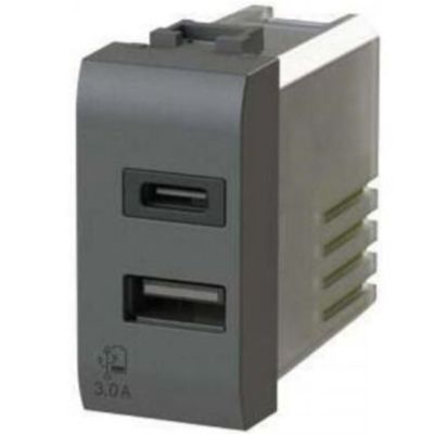 4BOX 4B.L.USB.30 LivingLight anthracite - USB 3.0 charger