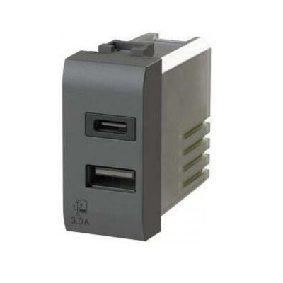 4BOX 4B.L.USB.30 LivingLight antracite - caricatore USB 3.0
