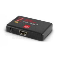 4K 30Hz 1 in 2 out HDMI distributor