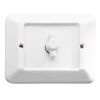 Delux - porcelain plate with 1 switch