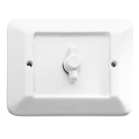 Delux - porcelain plate with 1 switch