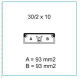 Bocchiotti B00617 - Minicanal TMC 30/2x10 W blanco