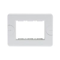 System - cloud white self-supporting 3-place Compact plate