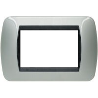 Living International - Placa metálica de aluminio ligero 3 plazas metal