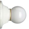 Plafón de porcelana lisa Ø 300 IP65