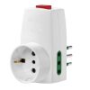 Vimar 0P00330.B - multiple adapter with small socket and switch