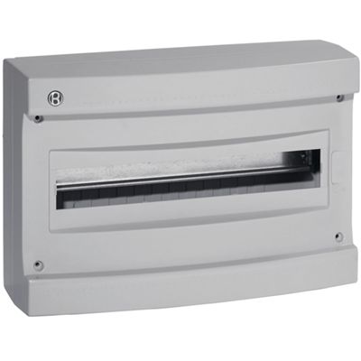 Bocchiotti B04011 - cuadro de distribución de pared 18M IP40 STD 18 GRI