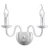 Applique DUCALE E14 X2 in metallo bianco