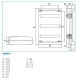Bocchiotti B04022 - 54 M IP40 STD 54 GRI switchboard