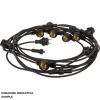 Fanton 62989 - catenaria 10 portalampade E27 nero
