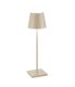 Zafferano LD0340S3 - Poldina Pro table lamp sand